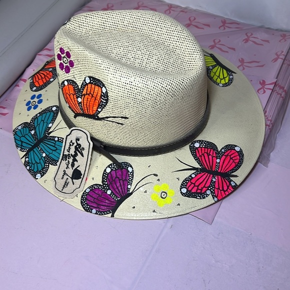NEW Colorful Butterfly adults Hat - Picture 3 of 5